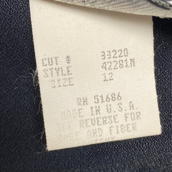 Vintage Molly Malloy Womens Size 12 Black Button Front Jumpsuit - Picture 6 of 10